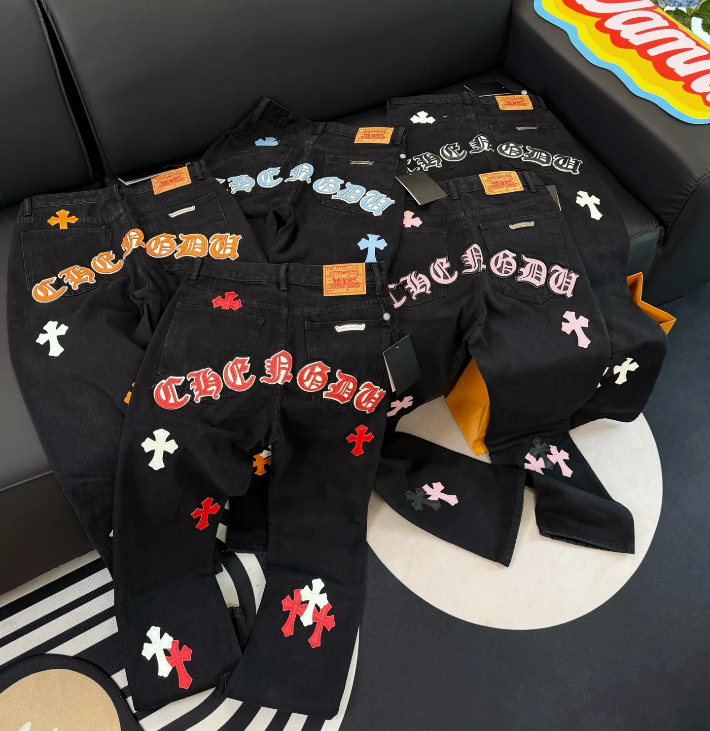 P280 Style Number: D207 Chrome Hearts Chrome Hearts Jeans Size# 28 30 32 34